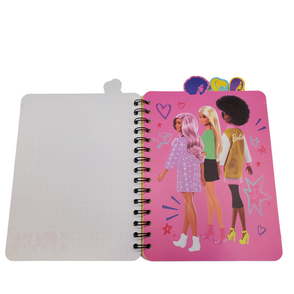 Barbie The Movie Notebook Barbie the Movie Pink Notebook Notepad Tabbed Barbie - Picture 6 of 9